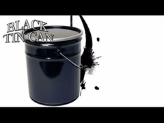 10L αντιοξειδωτικός ανθεκτικός κάδος μετάλλων κάδων χρωμάτων μετάλλων 5 γαλόνι με τη λουρίδα αφρού