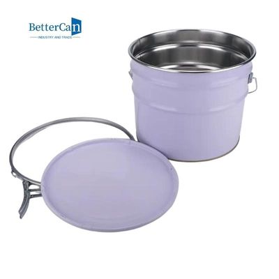 ποιότητας  White Decorating Paint Can 5 Gallon Metal Bucket With Lid ISO9001 Approved εργοστάσιο