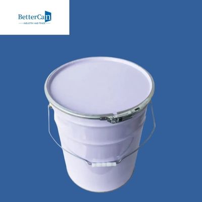 16L ελεύθερο τύμπανο κάδων 5 γαλονιού κάδων BPA κάδων χρωμάτων μετάλλων με το καπάκι
