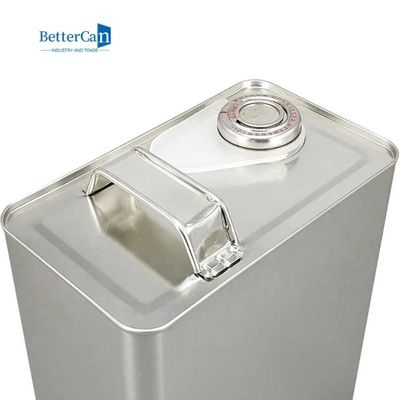 ISO9001 το ορθογώνιο 4l πετρελαίου μηχανών μέταλλο χρωμάτων κασσίτερου μπορεί προσαρμοσμένη εκτύπωση