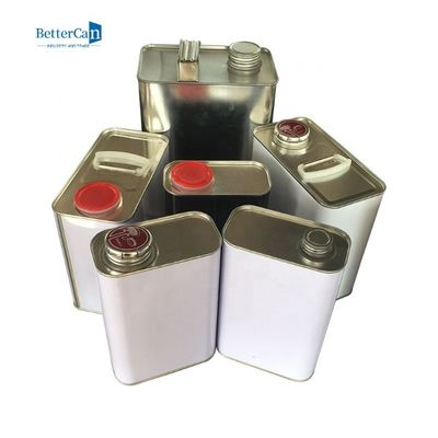 Κασσίτερος 178x110x240mm πετρελαίου μηχανών ύφους Φ εξατομικευμένα συνήθεια δοχεία κασσίτερου
