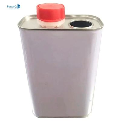 1L επίπεδα εμπορευματοκιβώτια L105*W60*H180 κασσίτερου μετάλλων σφραγίδων τετραγωνικά με το καπάκι βιδών