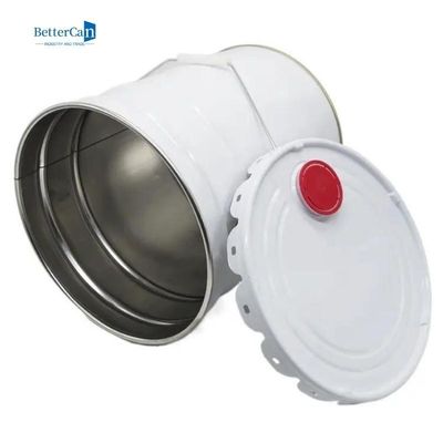 0,28mm-0,43mm Δοχείο Διακοσμητικής Βαφής Στρογγυλός Κασσίτερος Κάδος Σφραγισμένος