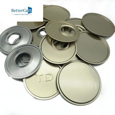 D99 Μικρό στρογγυλό μικρό δοχείο 0.23mm πάχος Χάλυβα από κασσίτερο με εξαρτήματα καπάκις