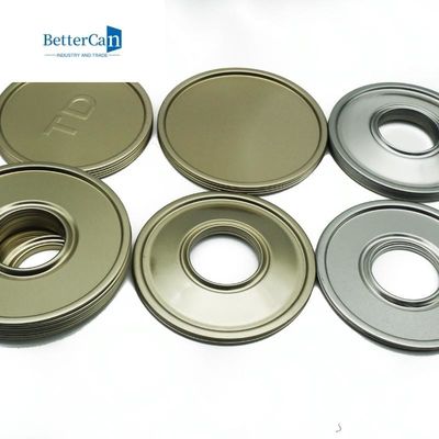 D99 Μικρό στρογγυλό μικρό δοχείο 0.23mm πάχος Χάλυβα από κασσίτερο με εξαρτήματα καπάκις