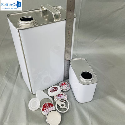 OEM Motor Oil 1 Gallon κενό υγρό κουτί με μεταλλικό καπάκι 500ml ορθογώνιο